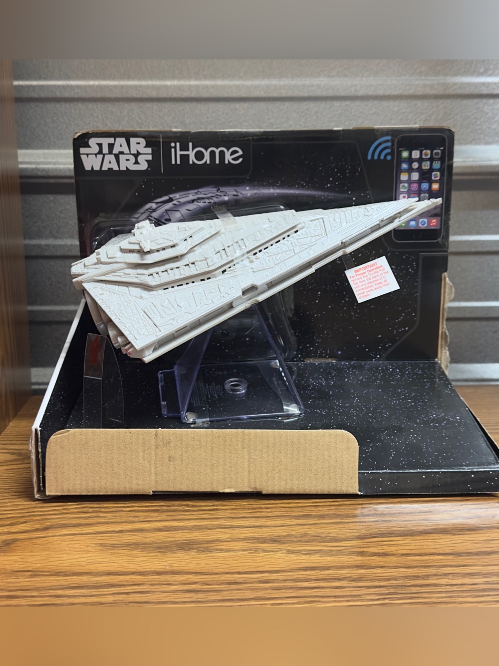 Star Wars iHome Destroyer Bluetooth Speaker Lucas film Disney